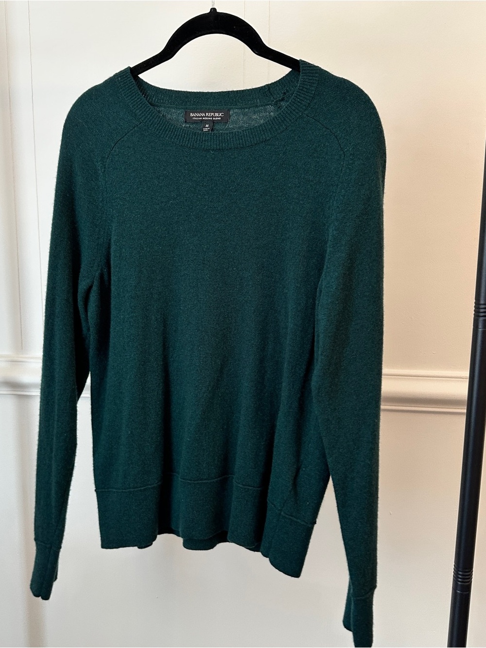 Banana Republic Crewneck Sweater Dark Green